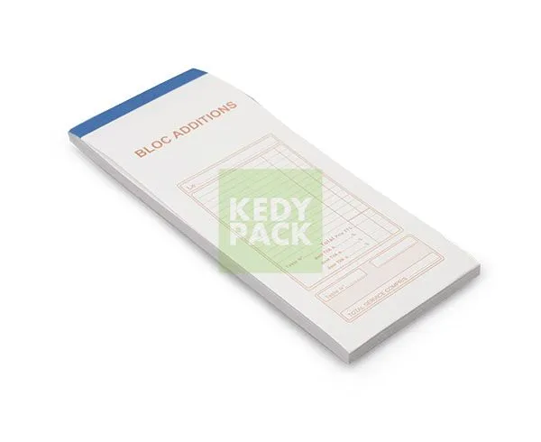 Bloc addition en double